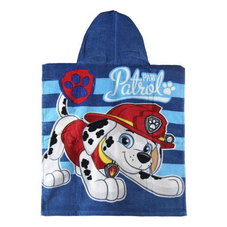 Paw Patrol Hooded Bath Beach Towel Poncho Extra Image 1